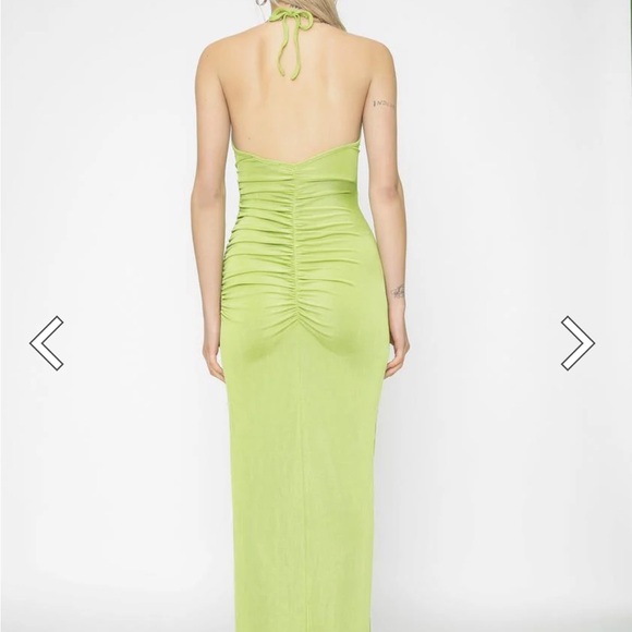 IAMGIA HALLEY DRESS IN GREEN long - Picture 6 of 10